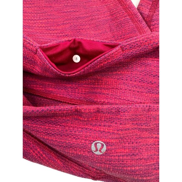 Lululemon Red Leggings Size 8 - Picture 12 of 12